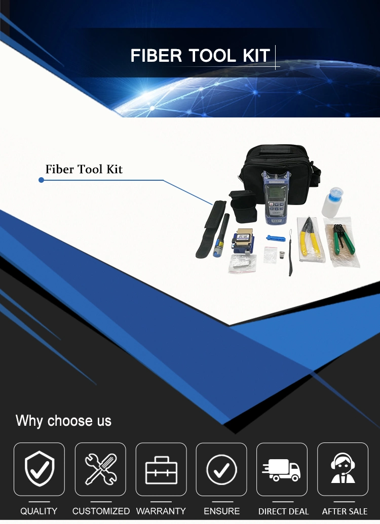 Factory Directly Price FTTH Tool Kit Fiber Optic Cleaver Fiber Tool Box