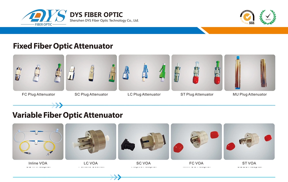 Sc Male-Female Optical Fiber Attenuator