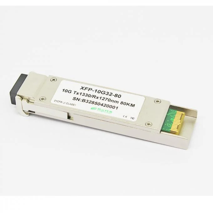 Optical Fiber 10g XFP Bidi Tx1330nm Rx1270nm 80km Fiber Optic Transceiver