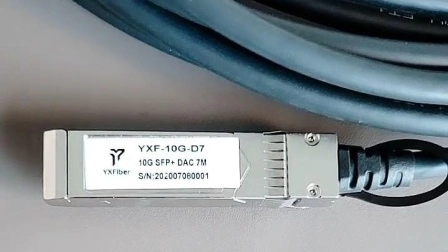 24AWG 10 Gbit/s SFP+ auf SFP+ 7 m Dac Passives Twinax Direct Attach Kupferkabel für FTTX