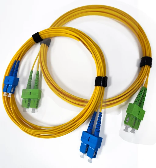 Weiches Kabel für den Innenbereich, Duplex, 0,3 mm, Scupc-Lcupc, Sm-Glasfaser-Patchkabel